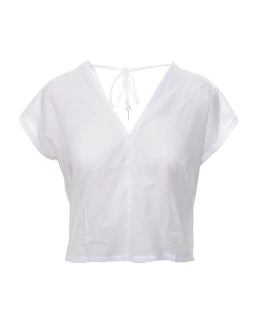 Patrizia Pepe White Blouses