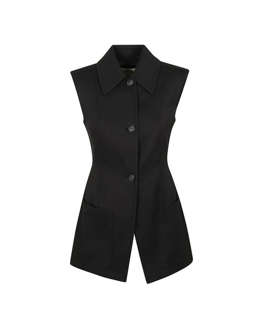 Vests Max Mara en coloris Black