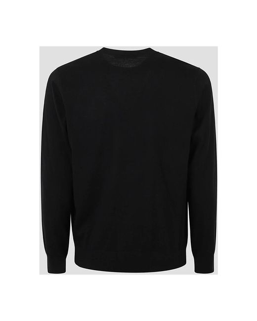 Dries Van Noten Black Round-Neck Knitwear for men