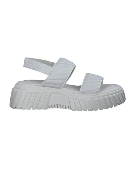 S.oliver Gray Flat sandals