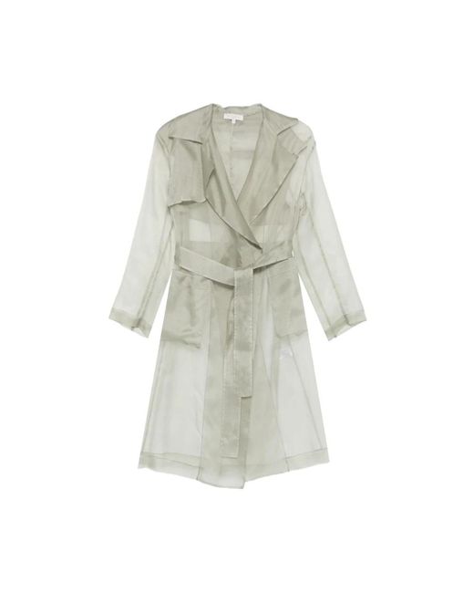 Antonelli Belted Coats in het Gray