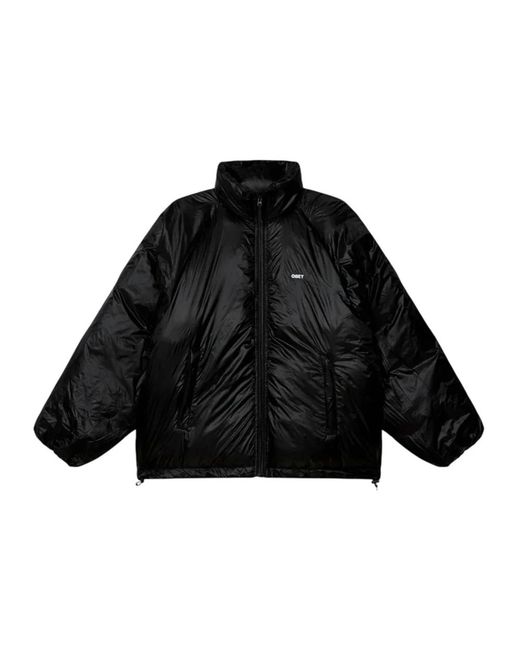 Obey Jassen ,Zwart ,Leer Jassen in het Black voor heren