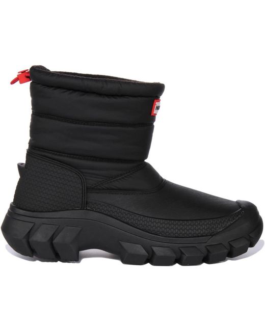 Hunter Black Winter Boots