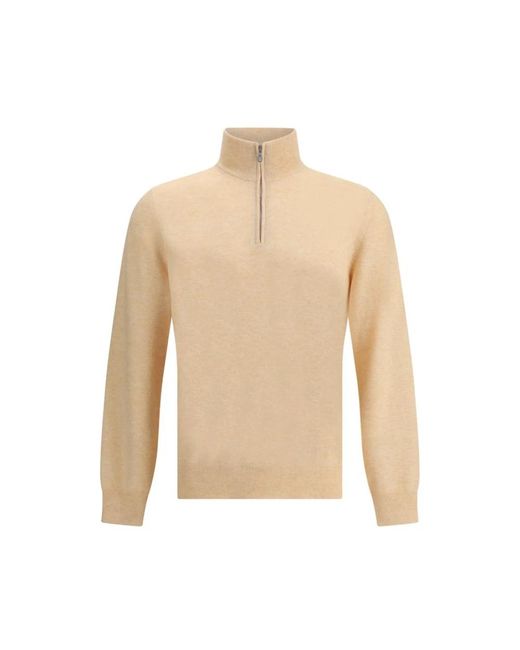 Cashmere Knitwear Brunello Cucinelli de hombre de color Natural