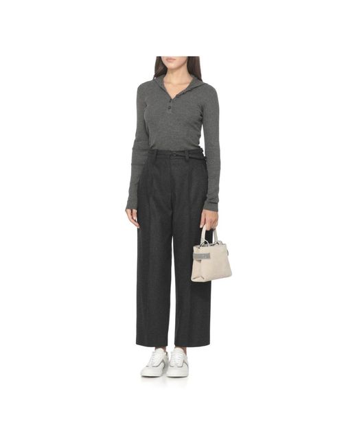 Straight Trousers Brunello Cucinelli en coloris Gray
