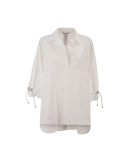 Max Mara Blouses in het White