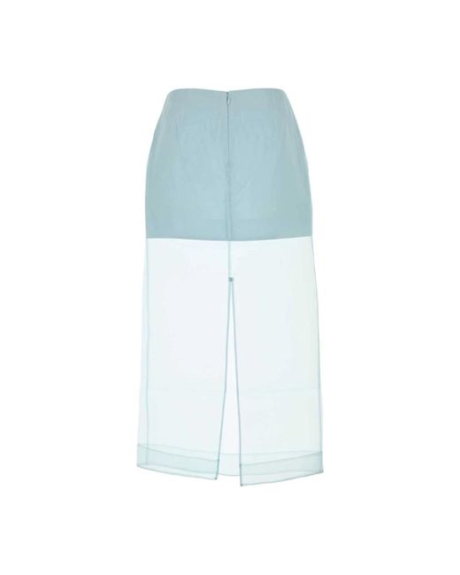Midi Skirts Zimmermann de color Blue