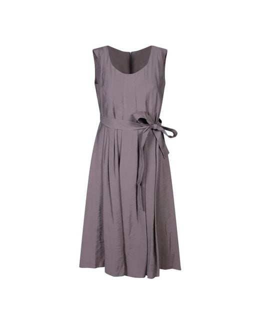 Blanca Vita Purple Midi Dresses