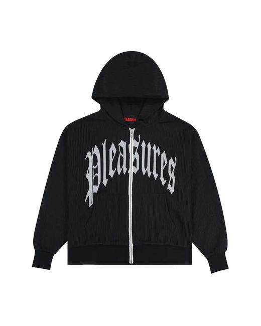 Pleasures Zip-Throughs in het Black voor heren