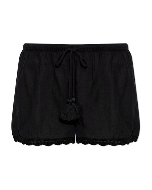 Short Shorts Ulla Johnson de color Black