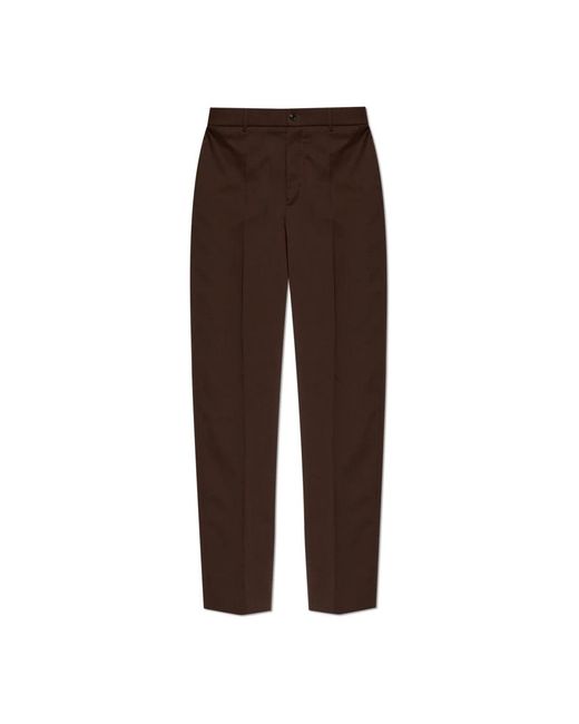 Moncler Brown Straight Trousers for men