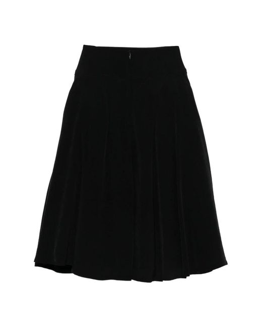 Yohji Yamamoto Black Midi Skirts