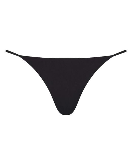 ÉTERNE Badmode ,Zwart ,Nylon Low Rise String in het Black