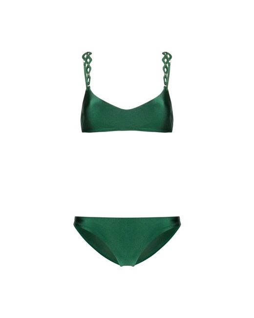 Zimmermann Green Bikinis