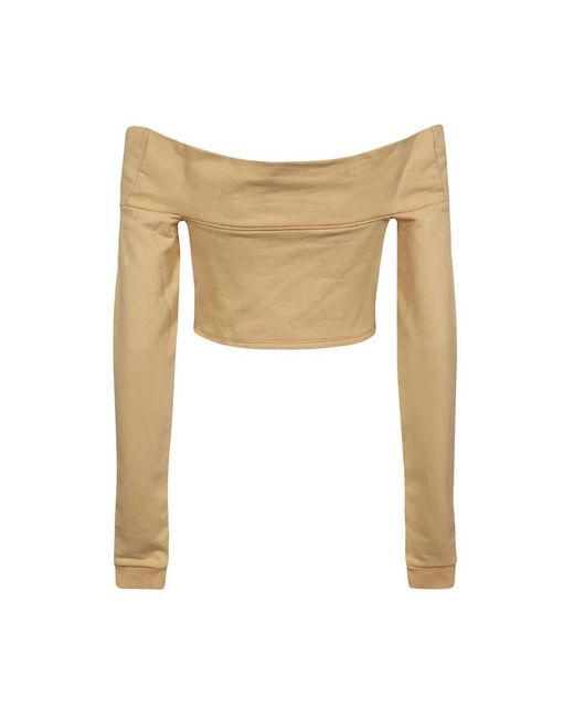 Gcds Natural Long Sleeve T-Shirts