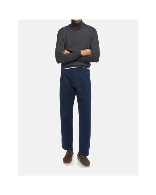Carolina Herrera Blue Straight Fit Jeans for men