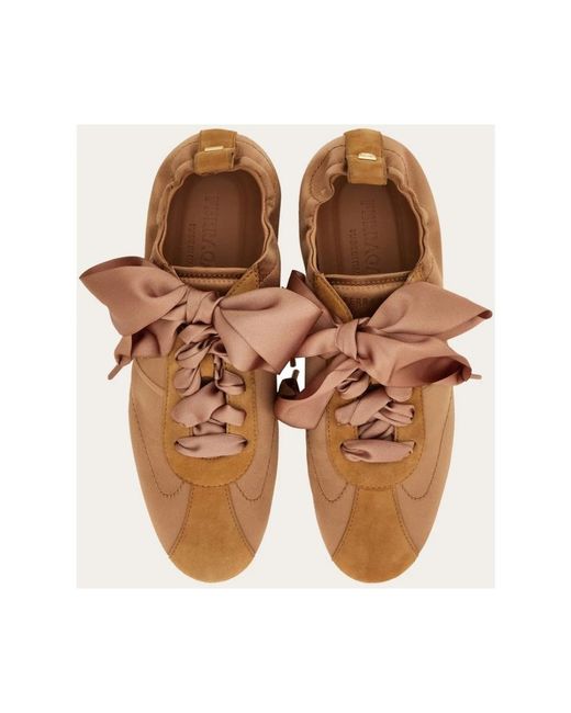 Ferragamo Brown Sneakers