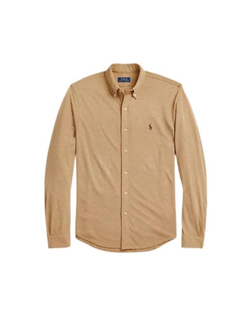 Ralph Lauren Natural Pique Logo Shirt for men
