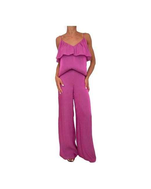 Kocca Purple Wide Trousers