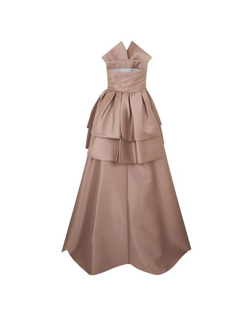 Alberta Ferretti Brown Gowns