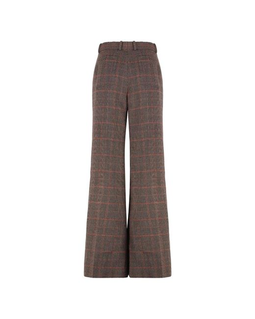 Wide Trousers di Chloé in Brown