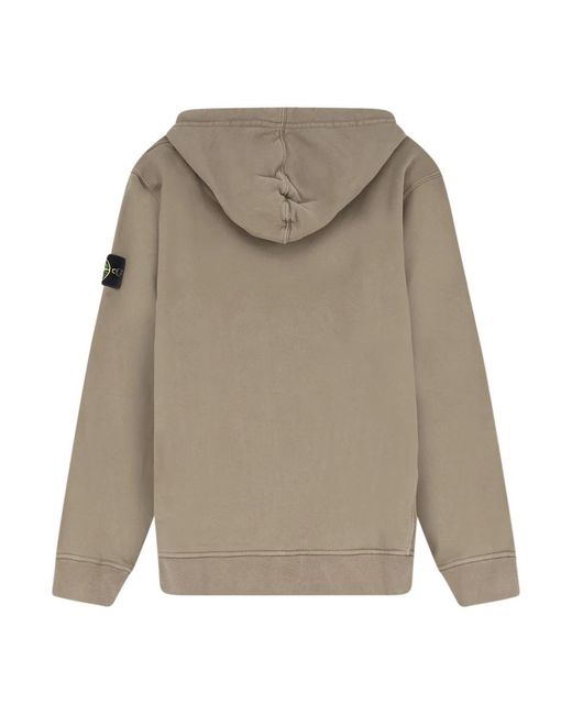 Stone Island Gray Hoodies for men