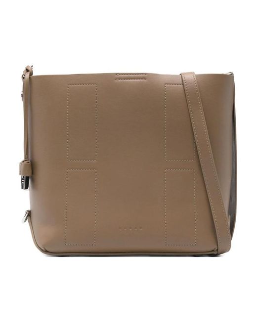 Hogan Brown Shoulder Bags