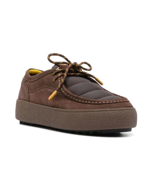 Moon Boot Brown Laced Shoes for men