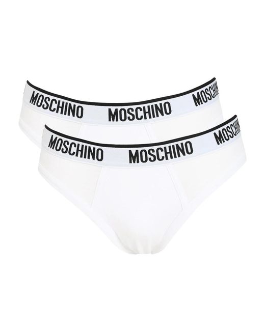 Moschino Weißes unterwäsche-set mit elastischem band in White für Herren
