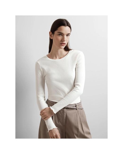 SELECTED Long Sleeve Tops in het White