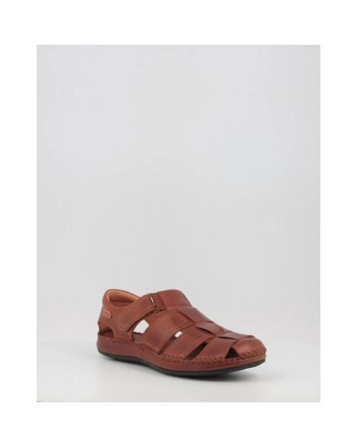 Pikolinos Brown Flat Sandals for men