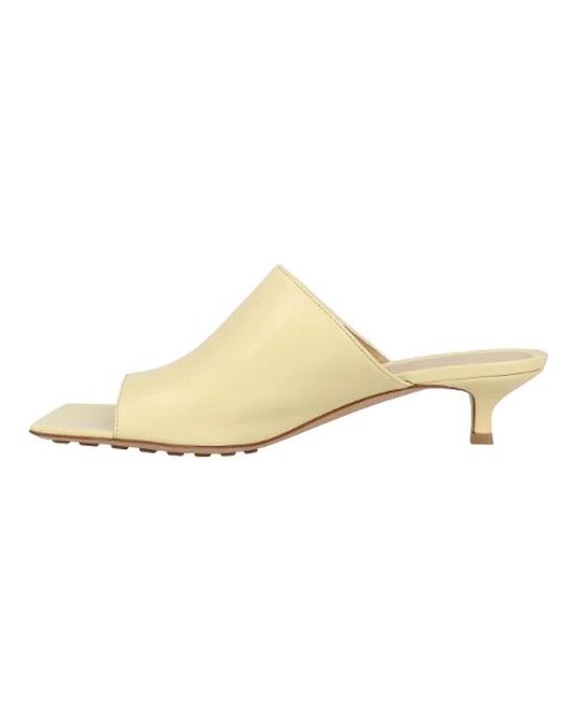 Shoes > heels > heeled mules Bottega Veneta en coloris White