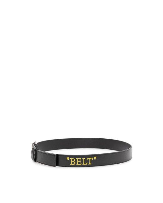 Off-White c/o Virgil Abloh Black Belts for men