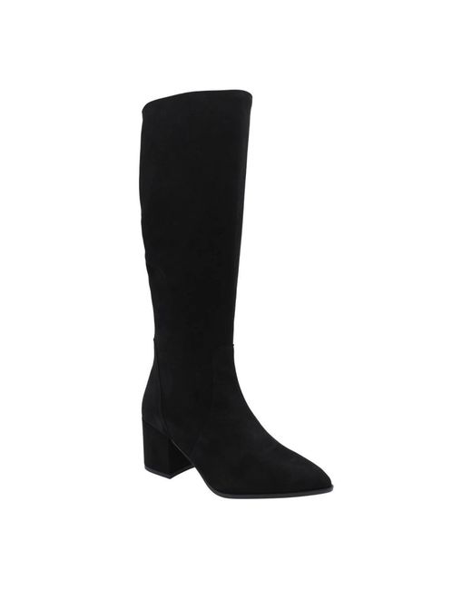 E mia Black Heeled Boots