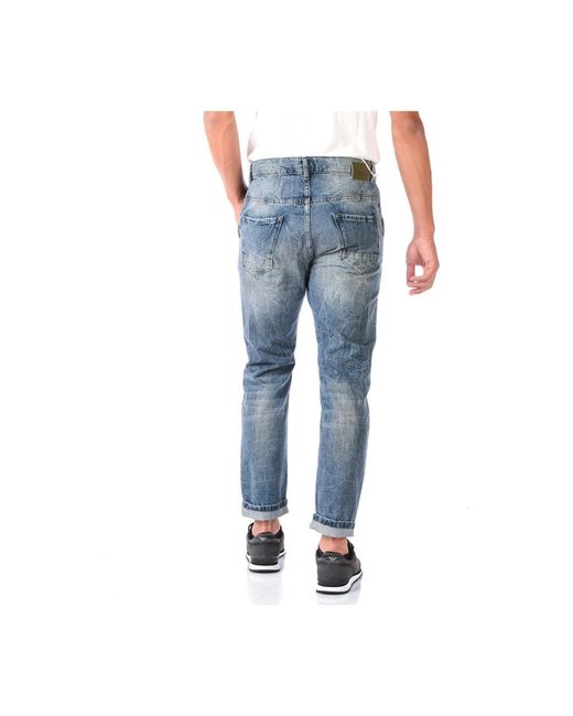 Daniele Alessandrini Blue Slim Fit Jeans for men