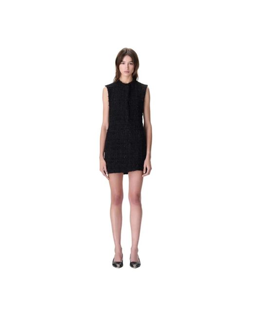 IRO Kleedjes ,Zwart ,Katoen Sannai Dress in het Black