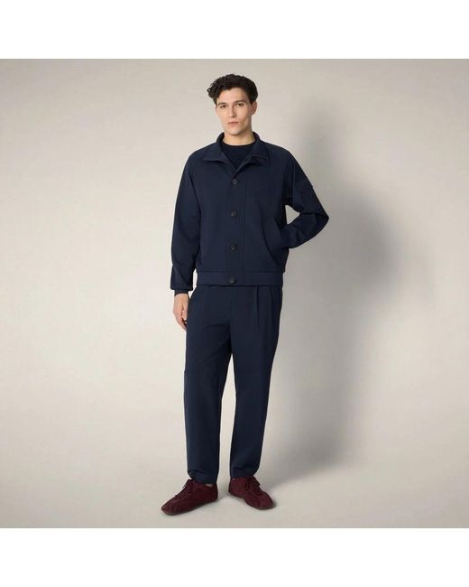 Save The Duck Blue Bomber Jackets for men