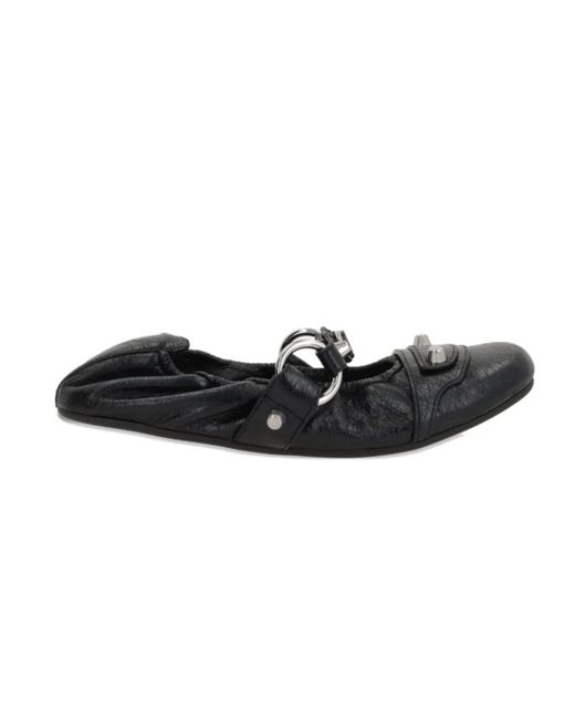 Balenciaga Black Ballet Flats
