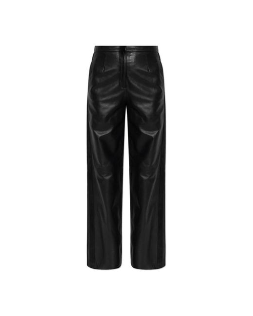 IRO Broeken ,Zwart ,Leer Leren Broek Uleth in het Black