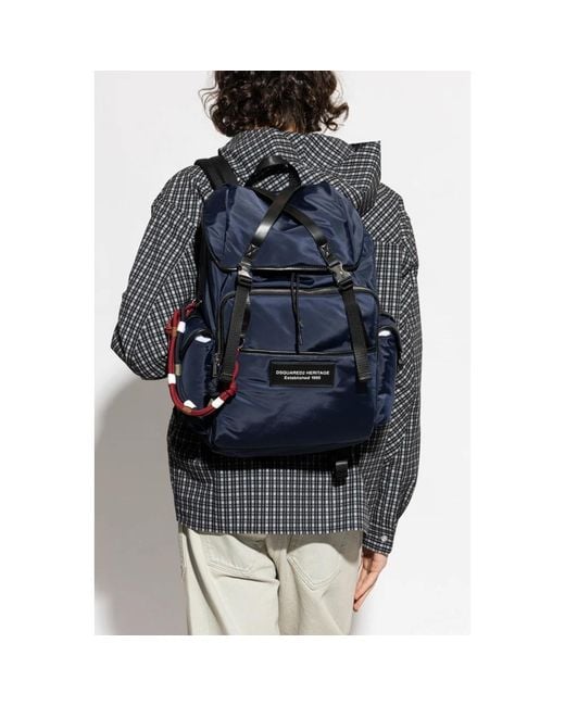 Backpacks DSquared² de hombre de color Blue
