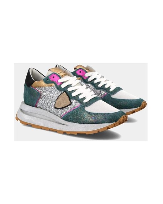 Philippe Model Blue Sneakers