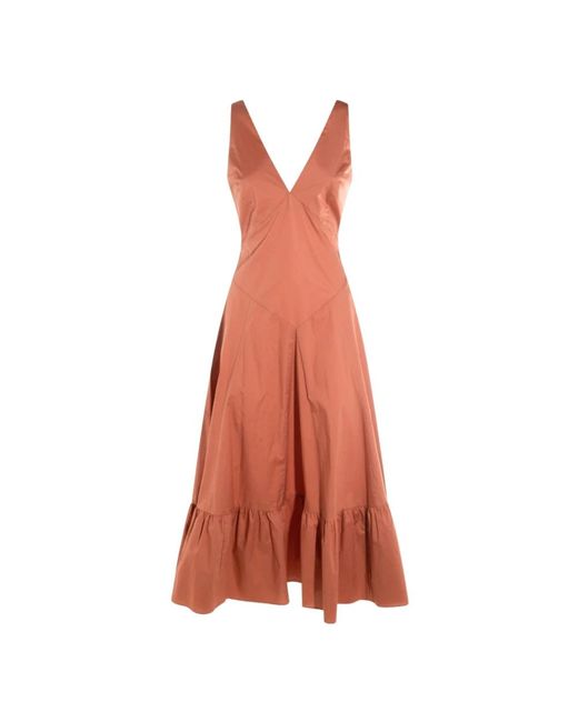Twinset Brown Midi Dresses
