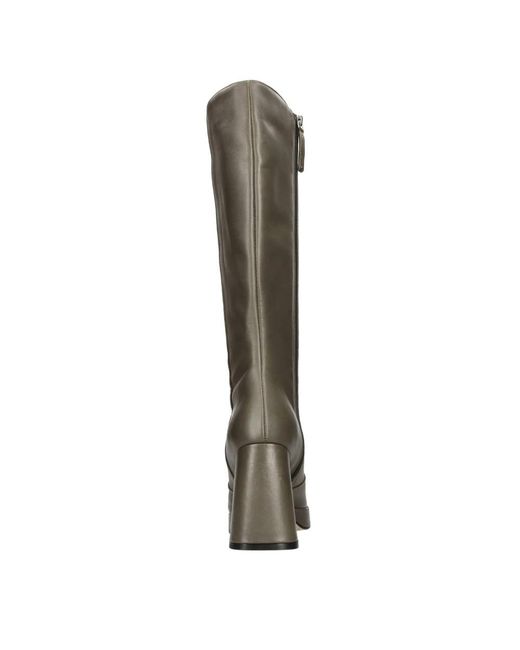 Angel Alarcon Gray Heeled Boots