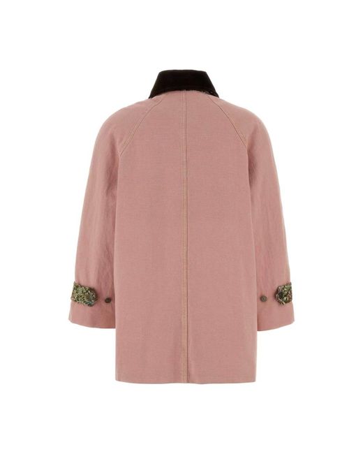 Valentino Garavani Pink Single-Breasted Coats