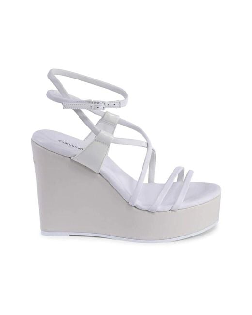 Calvin Klein Gray Wedges