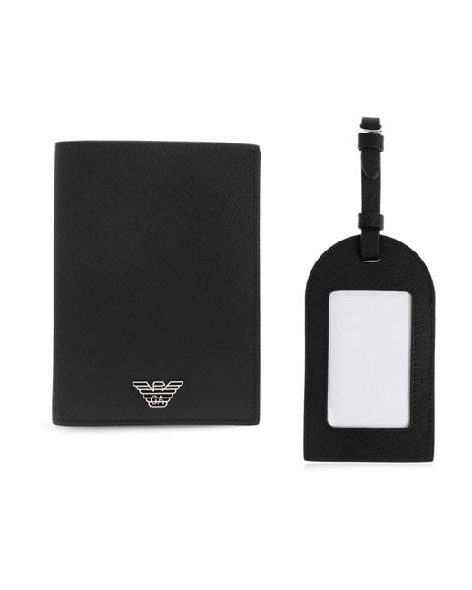 Emporio Armani Black Wallets & Cardholders for men