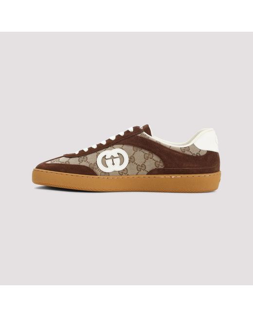 Gucci Bruine Sneakers Voor Mannen Ss25 in het Brown voor heren