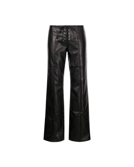 Wide trousers ROTATE BIRGER CHRISTENSEN de color Black