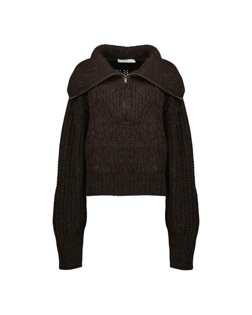IRO Black Rollkragenpullover