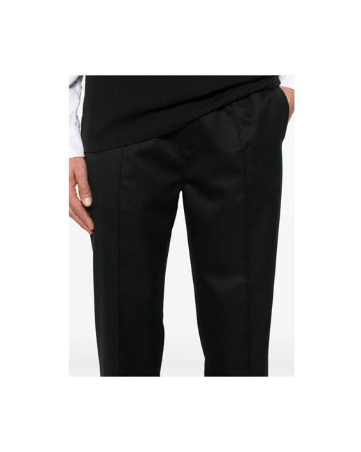 A.P.C. Black Straight Trousers for men